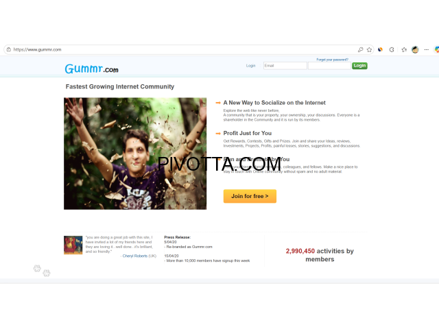 Social Networking website for Sale with 3k users