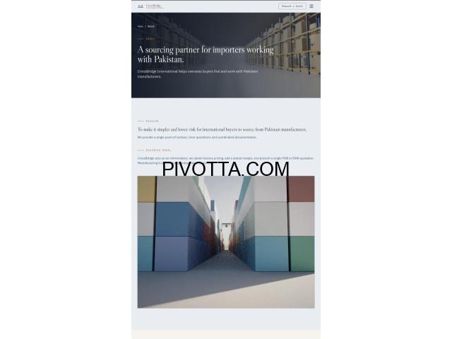 Premium Corporate Website for Sale — CrossBridge International Premium Corporate Website for Sale — CrossBridge International