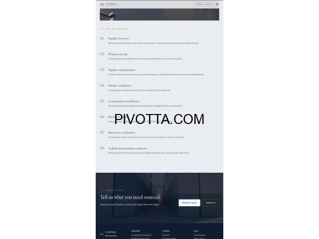 Premium Corporate Website for Sale — CrossBridge International Premium Corporate Website for Sale — CrossBridge International
